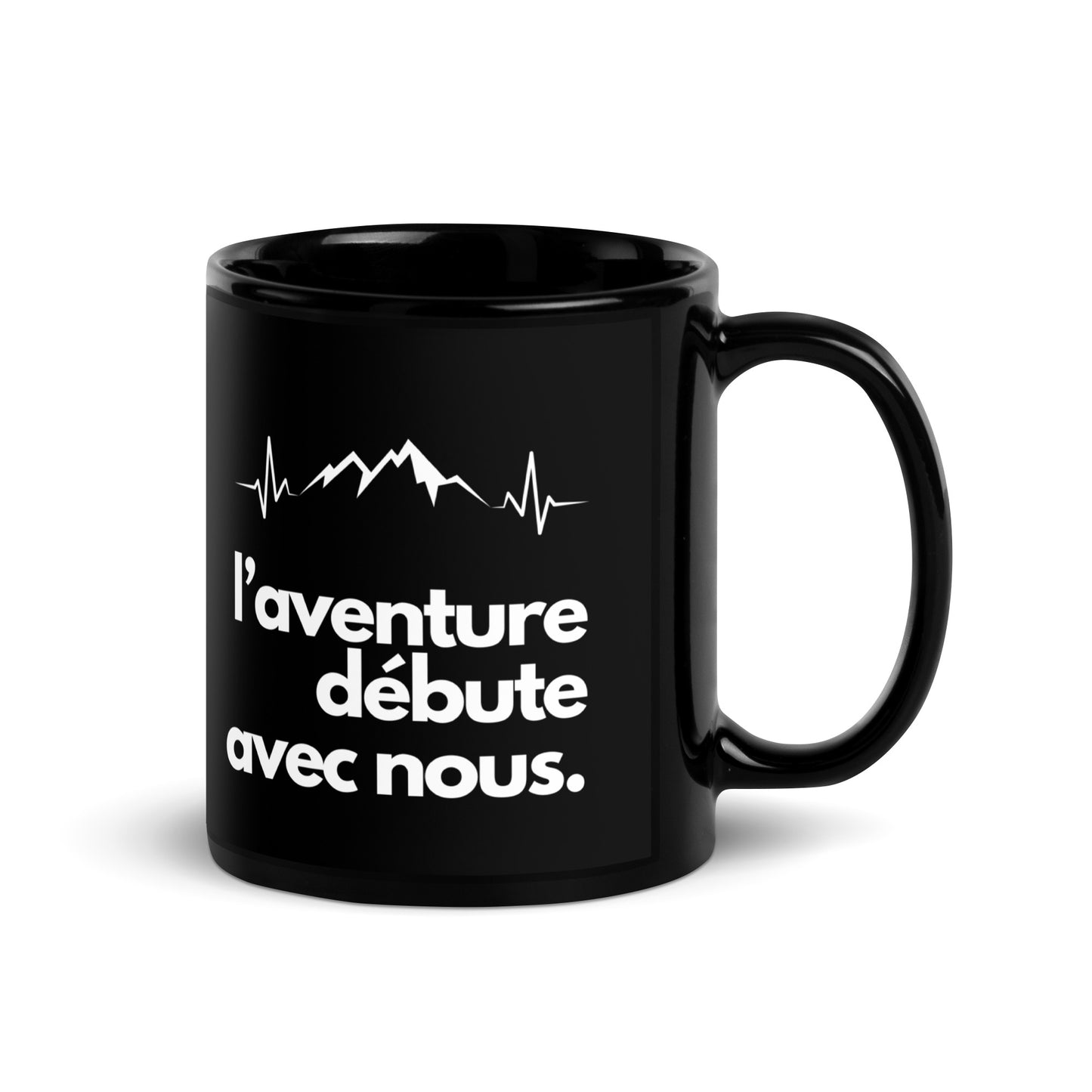 Tasse à café noire