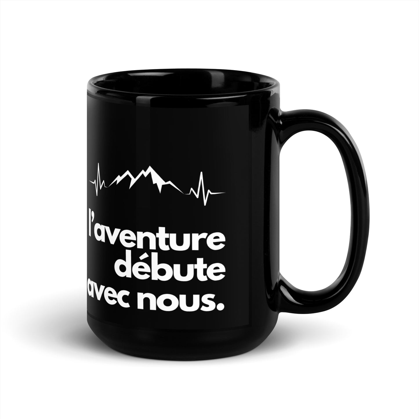 Tasse à café noire