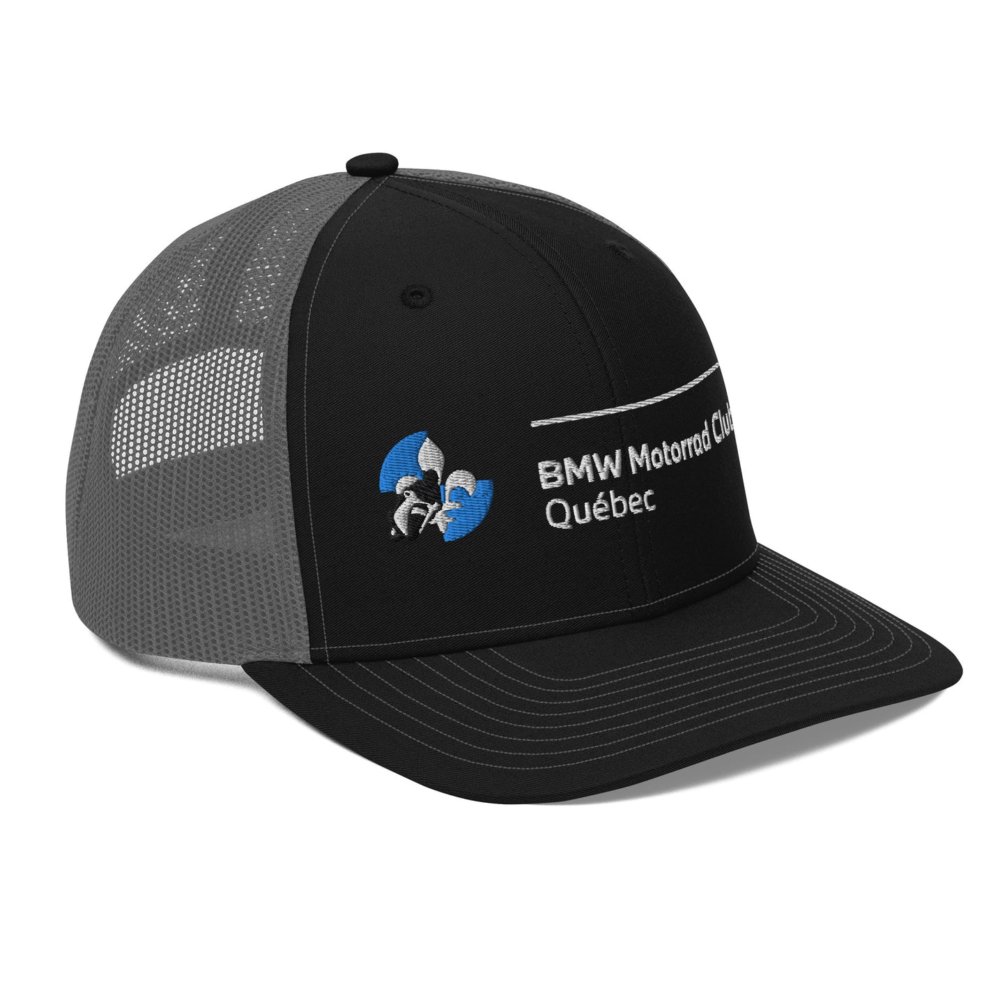 Casquette style trucker foncée