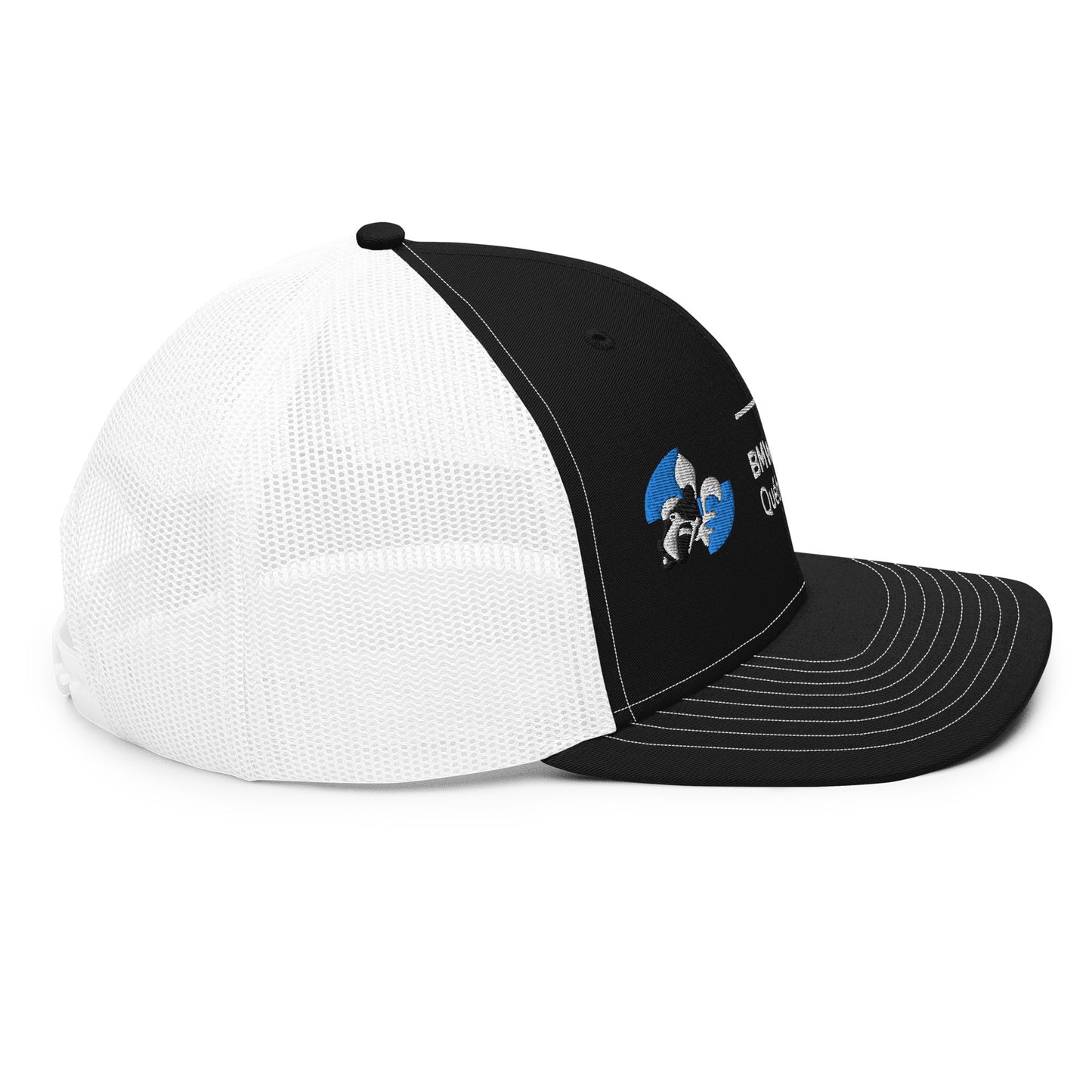 Casquette style trucker foncée