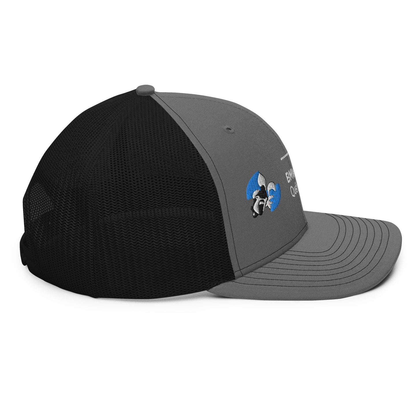 Casquette style trucker foncée
