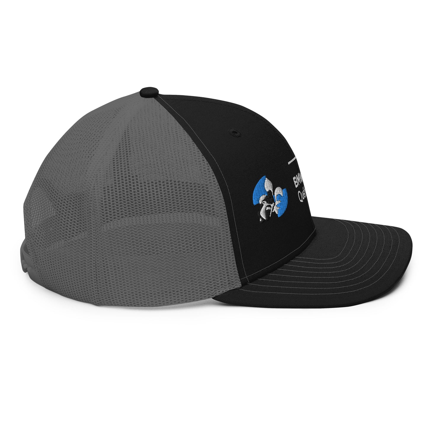 Casquette style trucker foncée