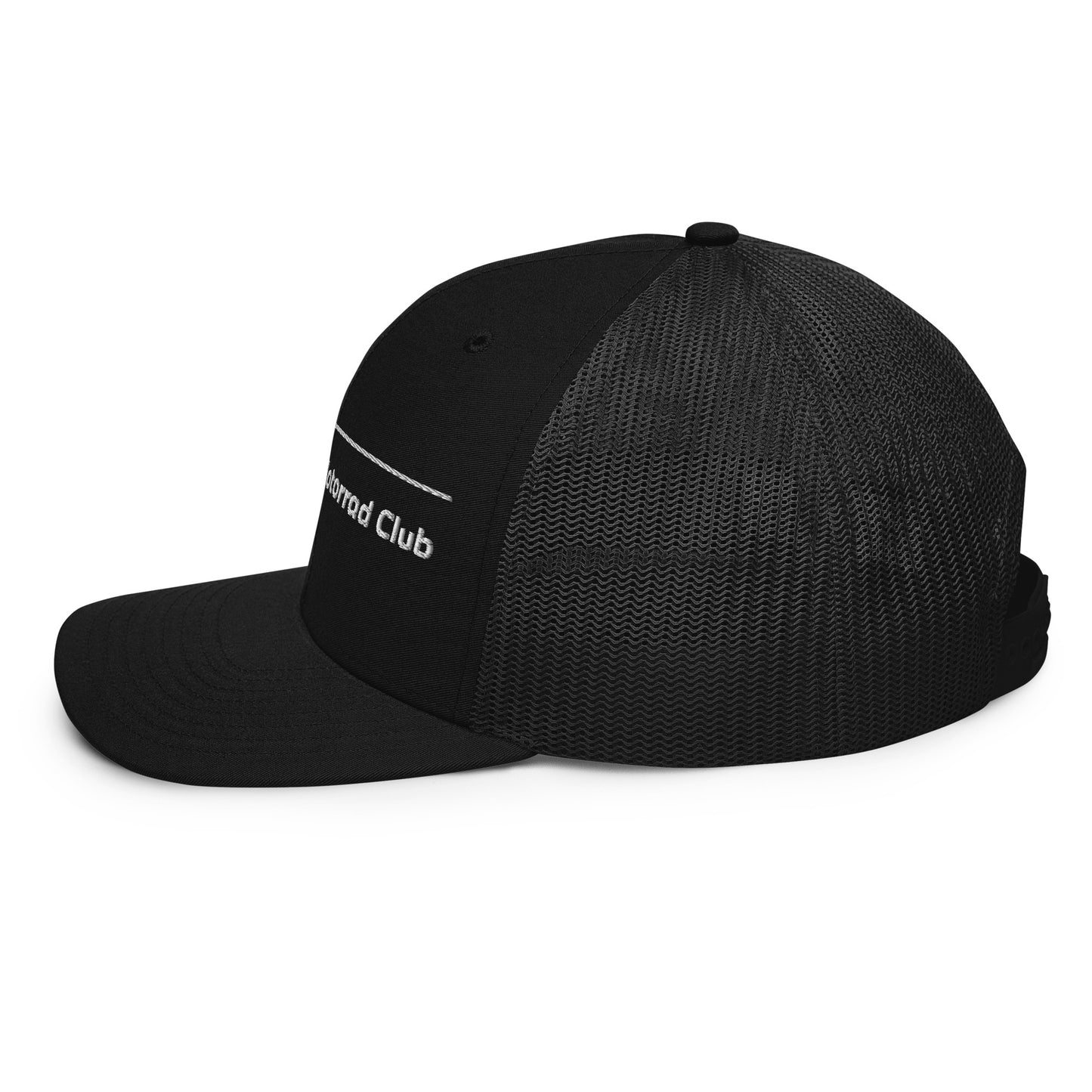 Casquette style trucker foncée