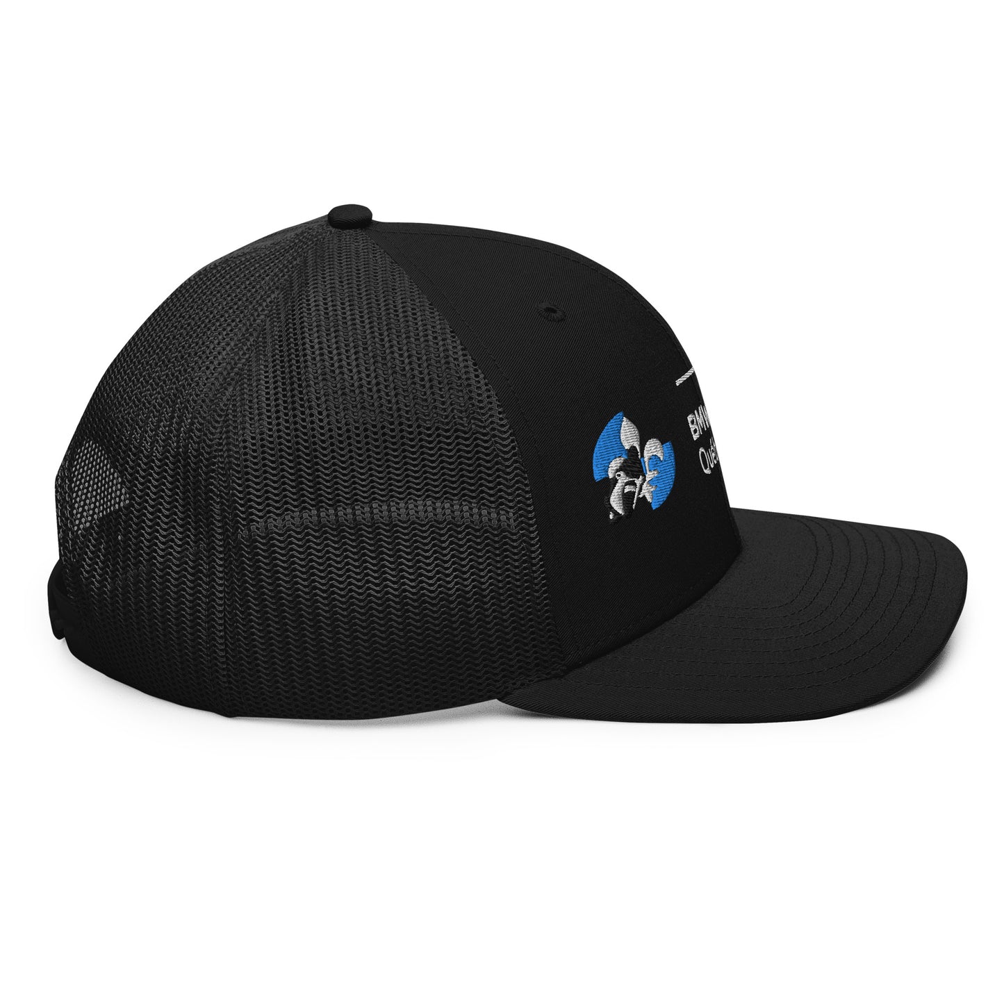 Casquette style trucker foncée